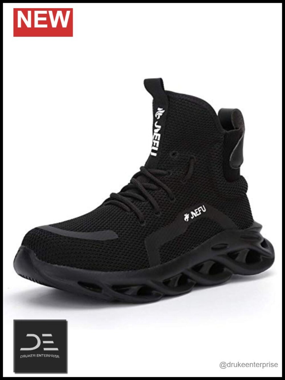 Steel Toe Work Boots Lightweight Breathable Pull On Safety Shoes Unisex